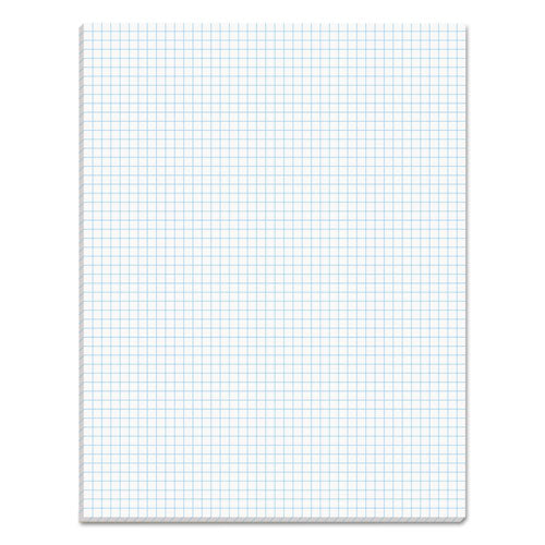 Image of TOPS 33051 Quadrille Pads, Quadrille Rule (5 sq/in), (50) White 8.5 x 11 Sheets
