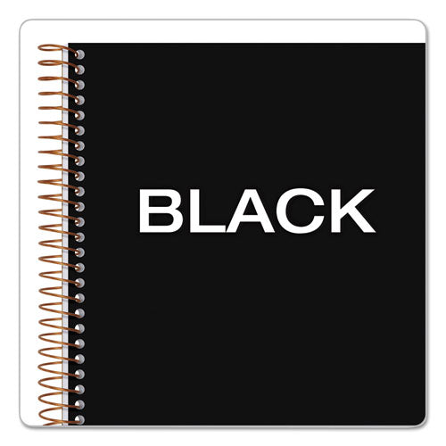 Image of TOPS 63828 JEN Action Planner, 1-Subject, Narrow Rule, Black Cover, (100) 8.5 x 6.75 Sheets