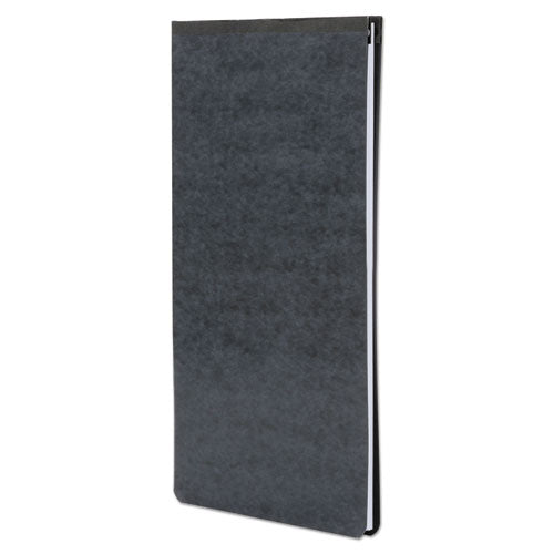 Image of ACCO A7019921A Pressboard Report Cover with Tyvek Reinforced Hinge, Two-Piece Prong Fastener, 2" Capacity, 8.5 x 14, Black/Black