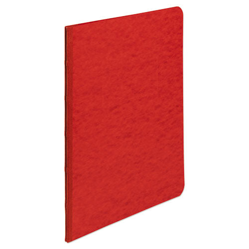 Image of ACCO A7025978A Pressboard Report Cover With Tyvek Reinforced Hinge, Two-Piece Prong Fastener, 3" Capacity, 8.5 X 11, Red/red