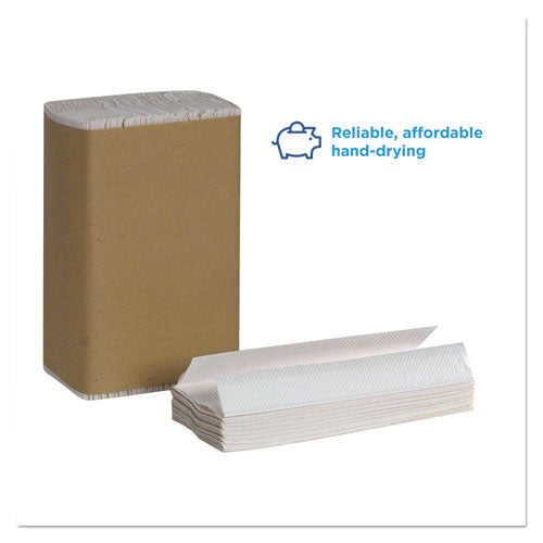 Image of Georgia Pacific® Professional 25190 Pacific Blue Basic C-Fold Paper Towel, 1-Ply, 10.1 x 12.7, White, 240/Pack, 10 Packs/Carton