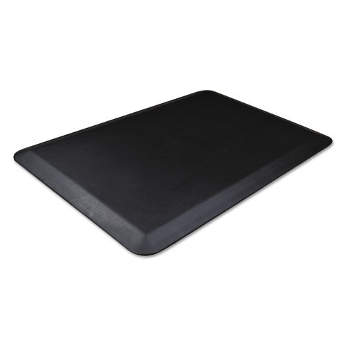 Image of deflecto® AFP2436 Anti-Fatigue Mat, Rectangular, Black Smooth Surface, 36" x 24"