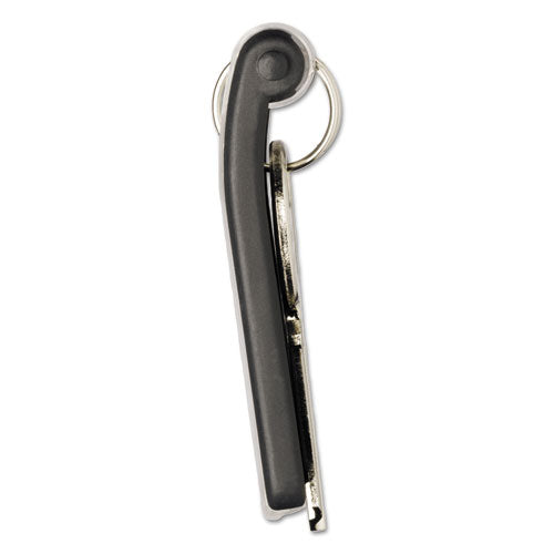 Image of Durable® 195223 Locking Key Cabinet, 36-Key, Brushed Aluminum, Silver, 11.75" x 4.63" x 11"