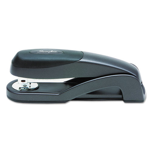 Image of Swingline® S7087800CC Optima Full Strip Desk Stapler, 25-Sheet Capacity, Graphite Black