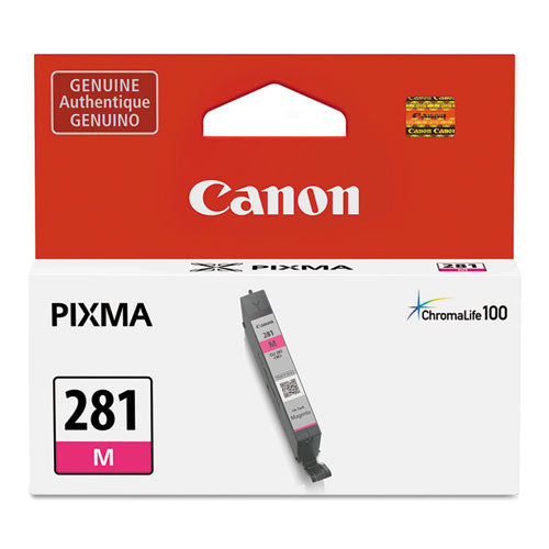 Image of Canon® 2089C001 2089c001 (cli-281) Chromalife100+ Ink, 233 Page-Yield, Magenta
