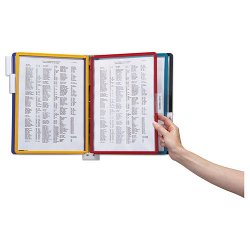 Image of Durable® 555200 Vario Wall Reference System, 5 Panels, Letter, Asst. Borders And Panels