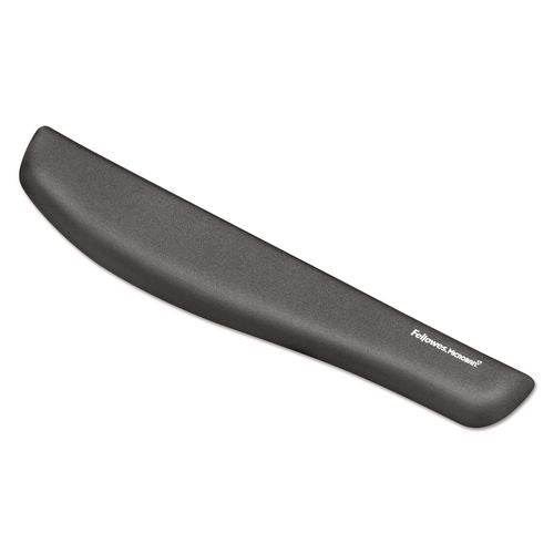 Image of Fellowes® 9252301 PlushTouch Keyboard Wrist Rest with FoamFusion Technology, 18.12 x 3.19, Graphite