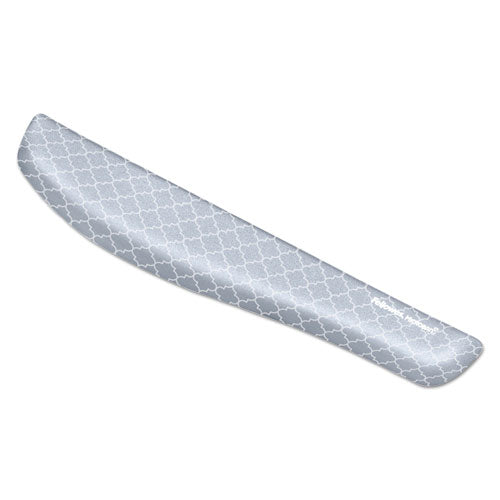 Image of Fellowes® 9549801 PlushTouch Keyboard Wrist Rest with FoamFusion Technology, 18.12 x 3.19, Lattice Design