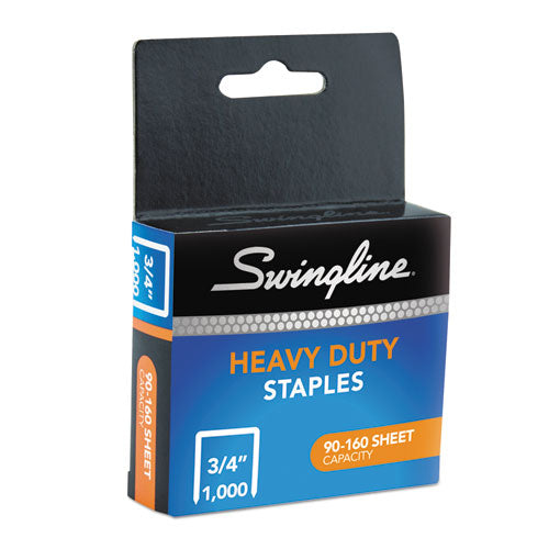 Image of Swingline® S7035319P S.f. 13 Heavy-Duty Staples, 0.75" Leg, 0.5" Crown, Steel, 1,000/box