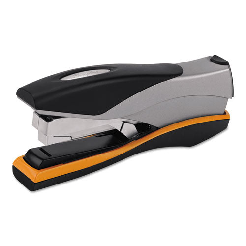 Image of Swingline® S7087845 Optima 40 Desktop Stapler, 40-Sheet Capacity, Silver/black/orange
