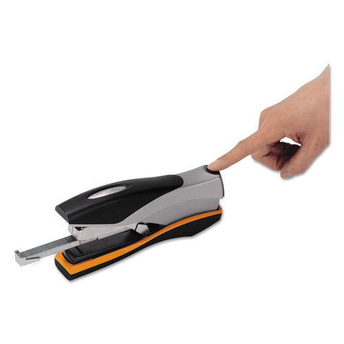 Image of Swingline® S7087845 Optima 40 Desktop Stapler, 40-Sheet Capacity, Silver/black/orange