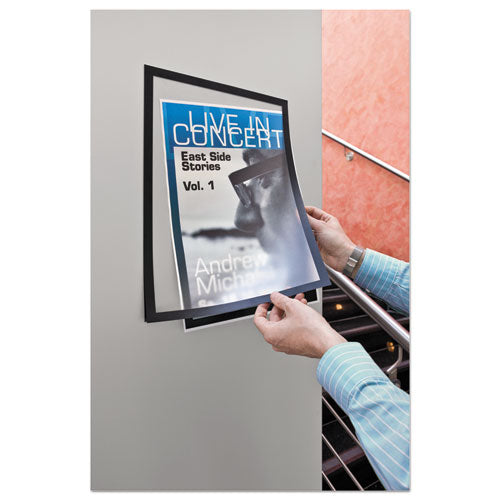 Image of Durable® 476901 Duraframe Sign Holder, 11 X 17, Black Frame, 2/pack