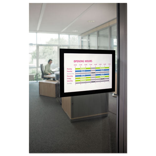 Image of Durable® 491301 DURAFRAME Sign Holder, 5.5 x 8.5, Black Frame, 2/Pack