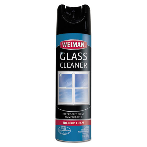 Image of WEIMAN® 10 Foaming Glass Cleaner, 19 Oz Aerosol Spray Can
