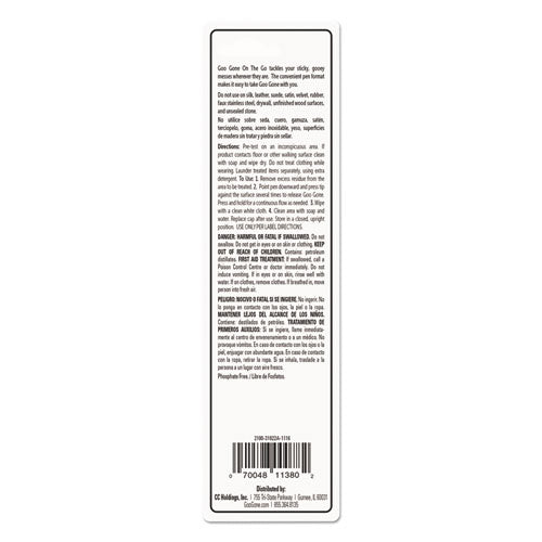 Image of Goo Gone® 2100EA Mess-Free Pen Cleaner, Citrus Scent, 0.34 Pen Applicator