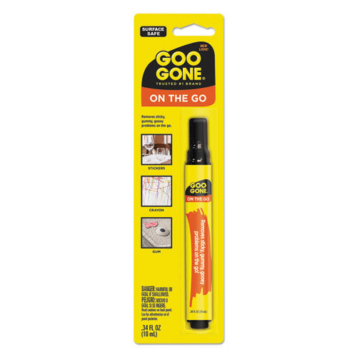 Image of Goo Gone® 2100EA Mess-Free Pen Cleaner, Citrus Scent, 0.34 Pen Applicator