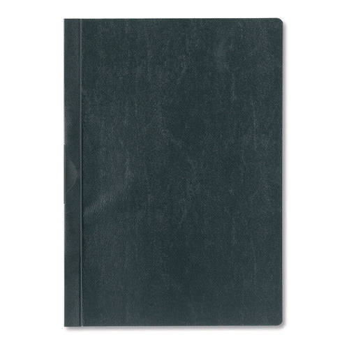 Image of Durable® DBL2214BK DuraClip Report Cover, Clip Fastener, 8.5 x 11, Holds 60 Sheets, Clear/Black, 25/Box
