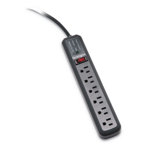 Image of Kensington® K38215NA Guardian Surge Protector, 6 AC Outlets, 15 ft Cord, 540 J, Gray
