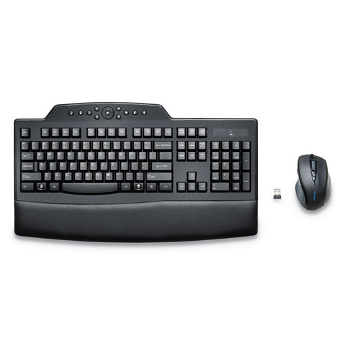 Image of Kensington® K72403USA Pro Fit Comfort Wireless Desktop Set, 2.4 Ghz Frequency/30 Ft Wireless Range, Black