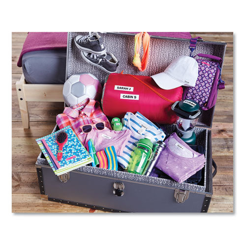 Image of DYMO® 2025517 D1 Standard Labels, 0.5" x 23 ft, Black Print on White Tape, 6/Pack