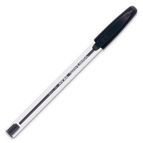 Image of Paper Mate® 2013154 Inkjoy 50st Ballpoint Pen, Stick, Medium 1 Mm, Black Ink, Clear Barrel, Dozen