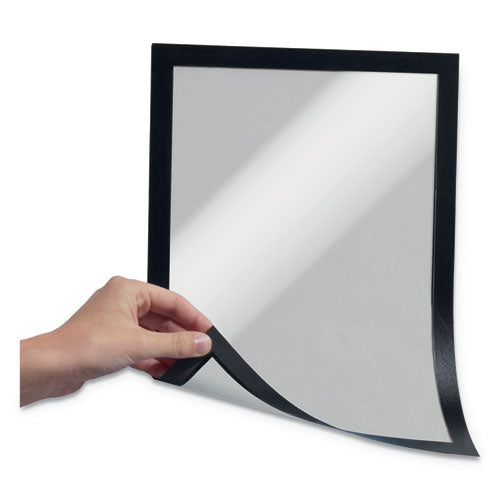 Image of Durable® 477101 Duraframe Magnetic Sign Holder, 8.5 X 11, Black Frame, 2/pack