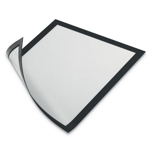 Image of Durable® 477101 Duraframe Magnetic Sign Holder, 8.5 X 11, Black Frame, 2/pack