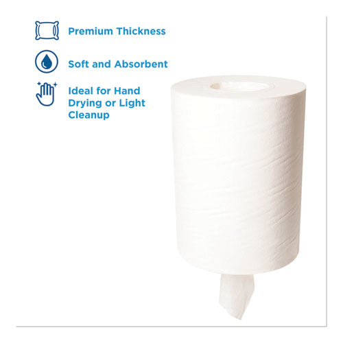 Image of Georgia Pacific® Professional 28125 SofPull Premium Junior Capacity Towel, 1-Ply, 7.8 x 14.8, White, 225/Roll, 8 Rolls/Carton