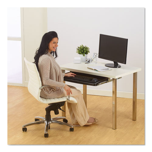 Image of Kensington® K60004US Comfort Keyboard Drawer With Smartfit System, 26w X 13.25d, Black