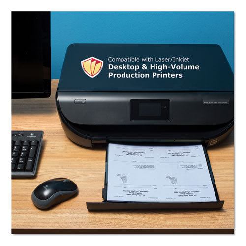 Image of DocuGard PRB04541 Medical Security Papers, 24-lb Bond Weight, 8.5 x 11, Blue, 500/Ream