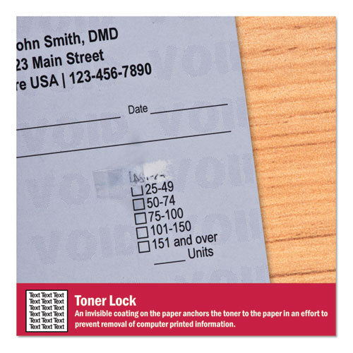 Image of DocuGard 04543 Medical Security Papers, 24 lb Bond-Weight, 8.5 x 11, Blue, 500/Ream