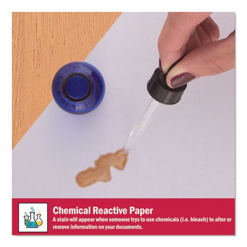 Image of DocuGard 04543 Medical Security Papers, 24 lb Bond-Weight, 8.5 x 11, Blue, 500/Ream