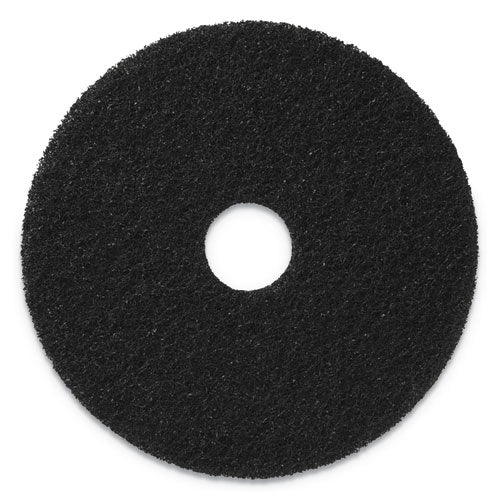 Image of Americo® 400120 Stripping Pads, 20" Diameter, Black, 5/carton