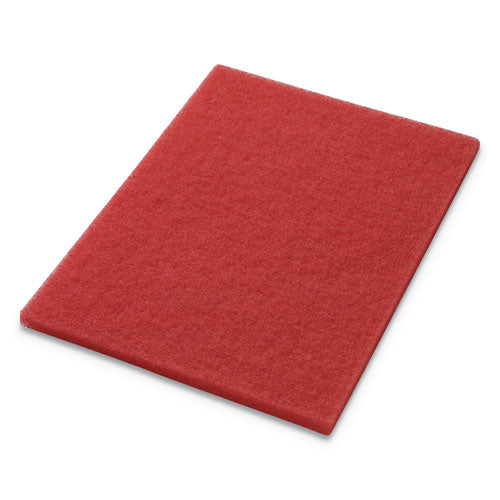 Image of AmericoÂ® Buffing Pads, 14 X 20, Red, 5/carton