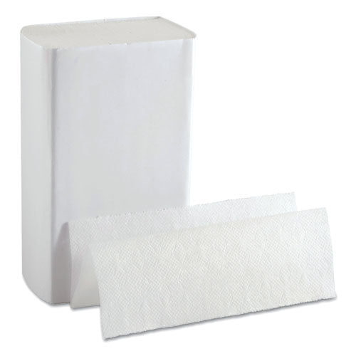 Image of Georgia Pacific® Professional 33587 Pacific Blue Ultra Folded Recycled Paper Towels, 1-Ply, 10.2 x 10.8, White, 220/Pack, 10 Packs/Carton
