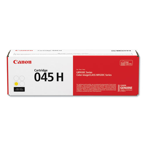 Image of Canon® 1243C001 1243c001 (045) High-Yield Toner, 2,200 Page-Yield, Yellow