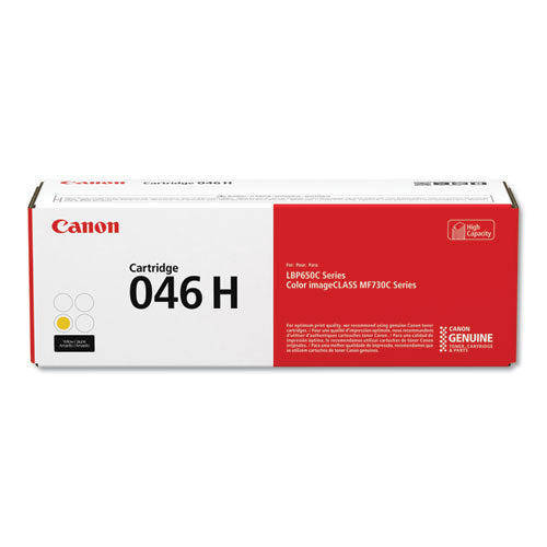 Image of Canon® 1251C001 1251c001 (046) High-Yield Toner, 5,000 Page-Yield, Yellow