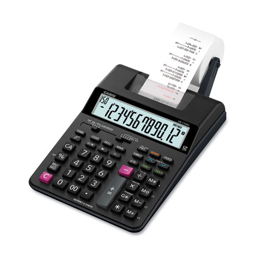 Image of Casio® HR-170RC HR170R Printing Calculator, Black/Red Print, 2 Lines/Sec