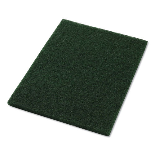 Image of Americo® 40031420 Scrubbing Pads, 14 X 20, Green, 5/carton