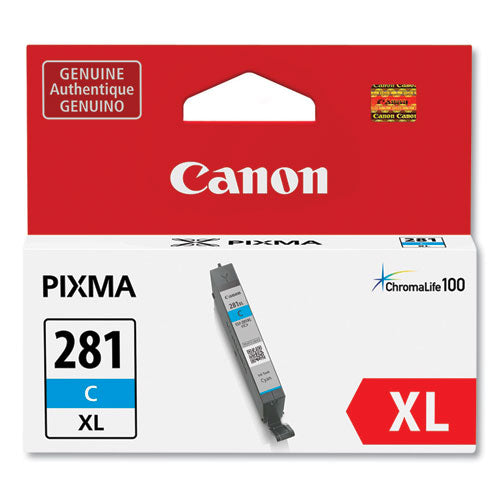 Image of Canon® 2038C001 2038c001 (cli-281) Chromalife100 Ink, Blue