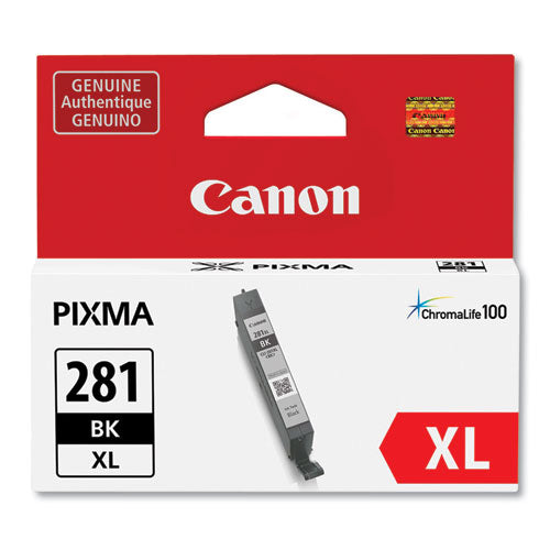 Image of Canon® 2037C001 2037c001 (cli-281) Chromalife100 Ink, Black
