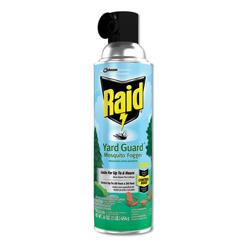Image of Raid® 377977 Yard Guard Fogger, 16 oz Aerosol Spray, 12/Carton