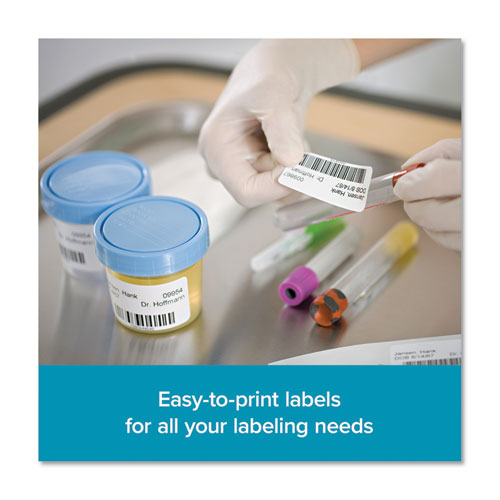 Image of DYMO® 2050764 LW Multipurpose Labels, 1" x 2.13", White, 500 Labels/Roll, 6 Rolls/Pack