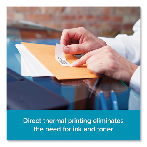 Image of DYMOÂ® LW Address Labels, 1.13" x 3.5", White, 130 Labels/Roll, 6 Rolls/Pack