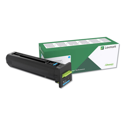 Image of Lexmark 72k1xc0 Return Program Unison Extra High-Yield Toner, 22,000 Page-Yield, Cyan