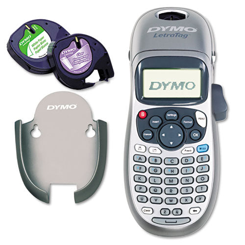 Image of DYMO® 2174535 Letratag 100h Label Maker, 2 Lines, 3.1 X 2.6 X 8.3