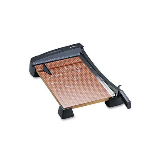 Image of X-ACTO® 26358 Heavy-Duty Wood Base Guillotine Trimmer, 15 Sheets, 18" Cut Length, 12 X 18