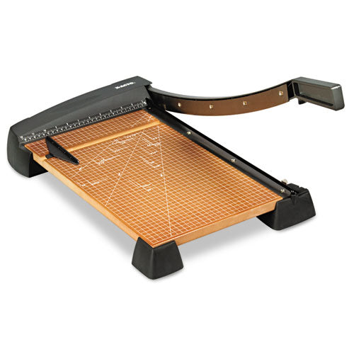 Image of X-ACTO® 26358 Heavy-Duty Wood Base Guillotine Trimmer, 15 Sheets, 18" Cut Length, 12 X 18