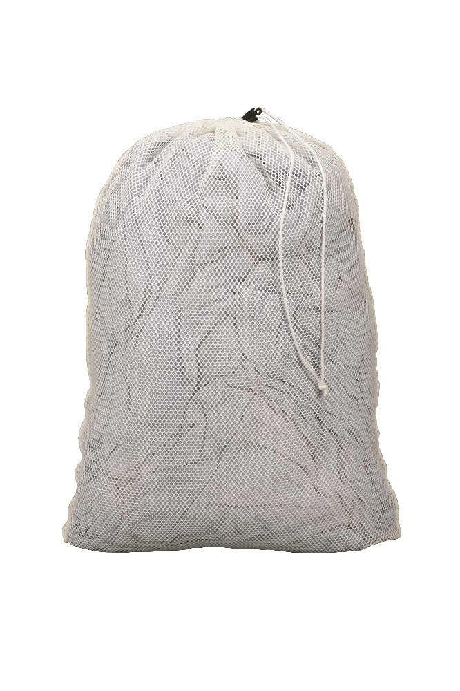 Image of SKILCRAFT® Synthetic Mesh Laundry Net, Locking Drawstring, Heavy-Duty, 36" x 24", 3/16" Hole Size, Case of 12