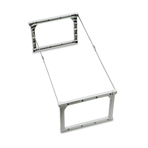 Image of Pendaflex® 04444 Plastic Snap-Together Hanging Folder Frame, Legal/letter Size, 18" To 27" Long, White/silver Accents, 4/box